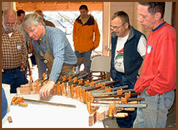 A day at the Demilune class at Len Walco's shop for the Guild of Oregon Woodworkers