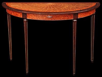 Award Winning DemiLune Table