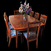 Rosewood Dining Table and Chairs