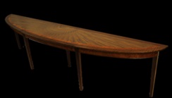 An 8 foot sofa table by Don DeDobbeleer