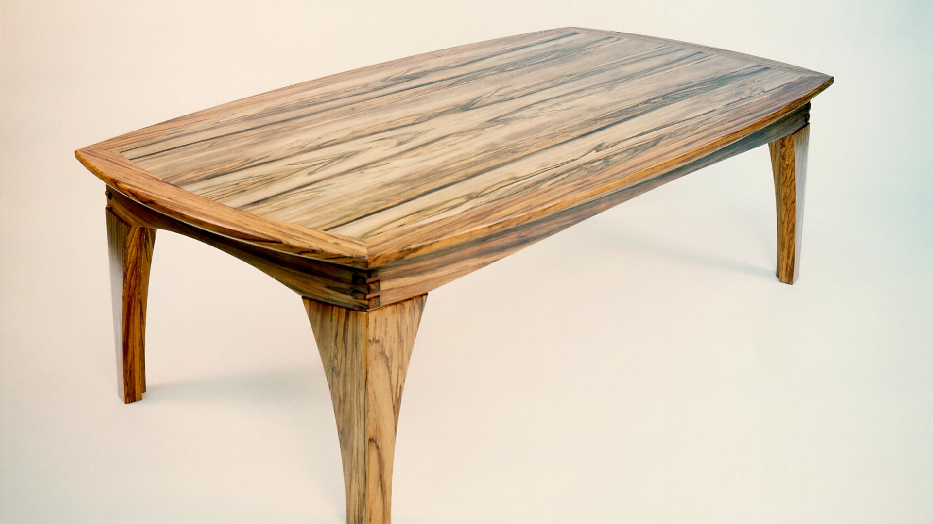 AAsh Coffie Table With 5 Sided Legs by Don DeDobbeleer, Fine Custom Wood Furniture